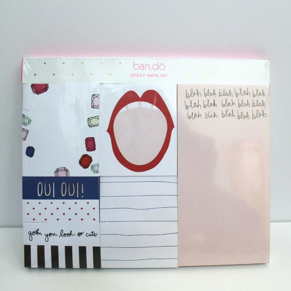 ban.do Sticky Note Set "blah blah"